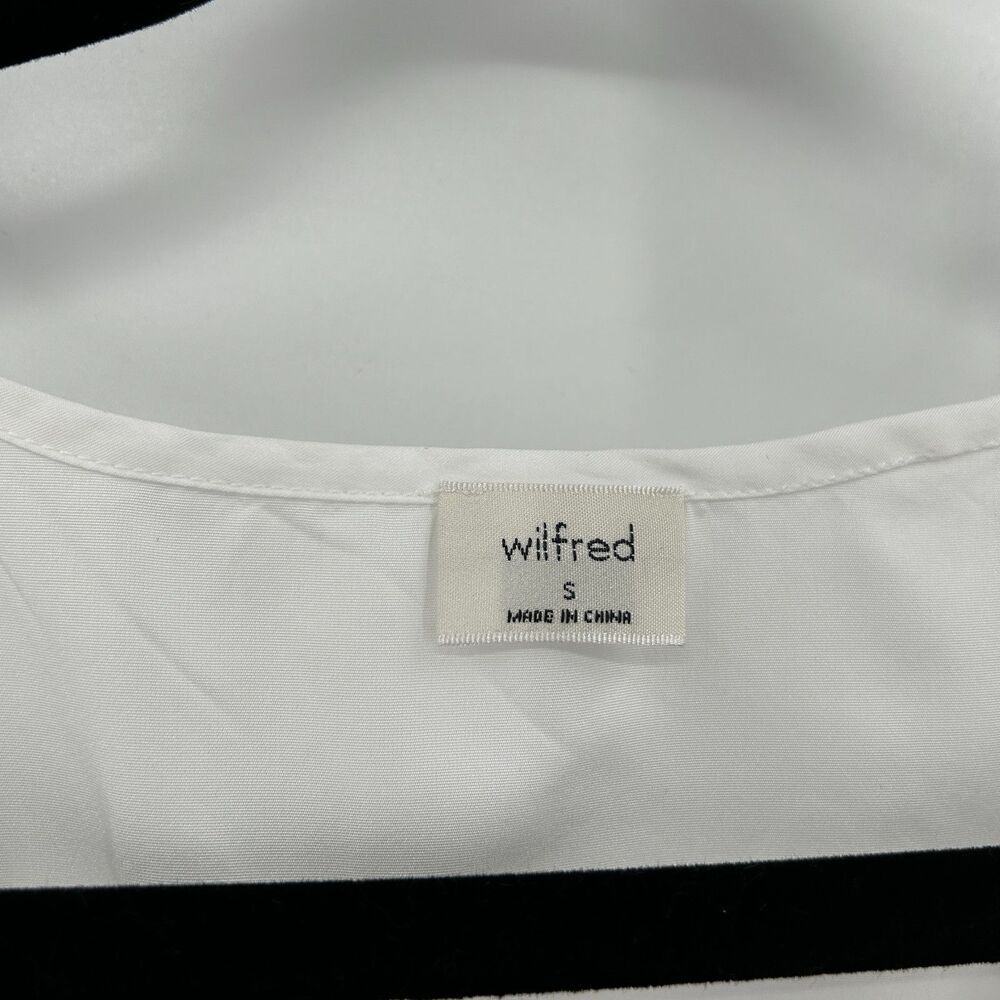 ARITZIA Wilfred White Fantasy Taffeta Crepe Tiered Baby Doll Mini Dress Small - Picture 10 of 11